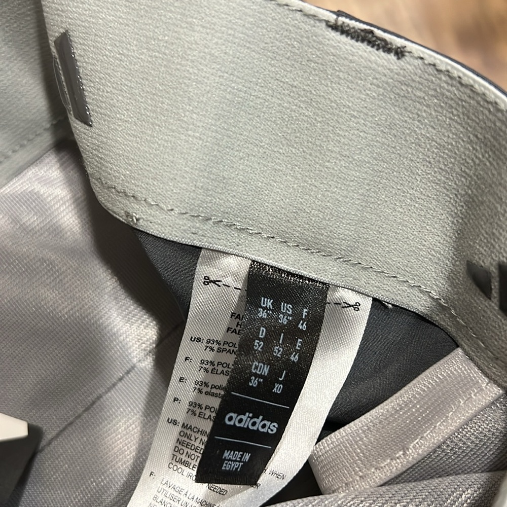 Brand New Adidas Ultimate 365 Gray Lightweight Stretch Golf Activewear Shorts! - Picture 5 of 8